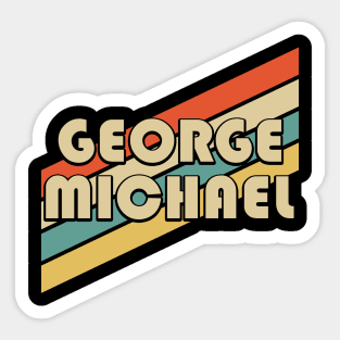 Vintage 80s George Personalized Name Sticker